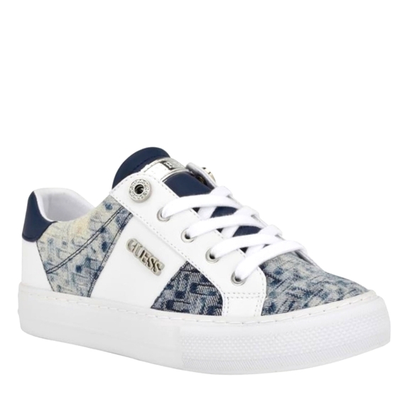 Guess Kids' Denim and White Sneakers - Picture 1 of 4